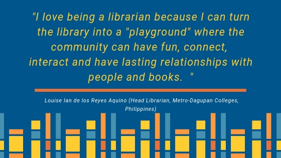 I Love Being A Librarian Because 3