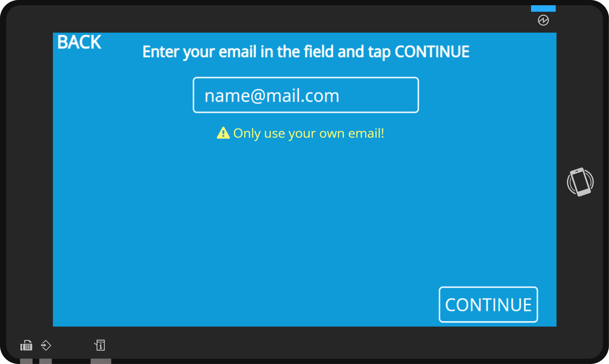 Users enter their emails when using our scan-to-email service on this page.
