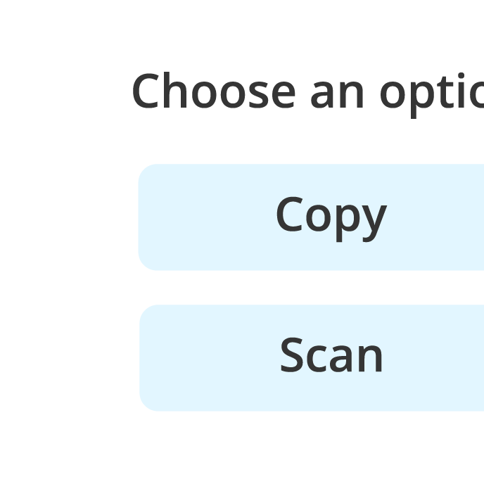 Princh offers a simple wizard-based copying and scanning experience