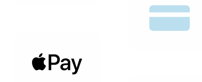 Offer popular payment options with Princh, like Apple Pay, Google Pay, and bank cards