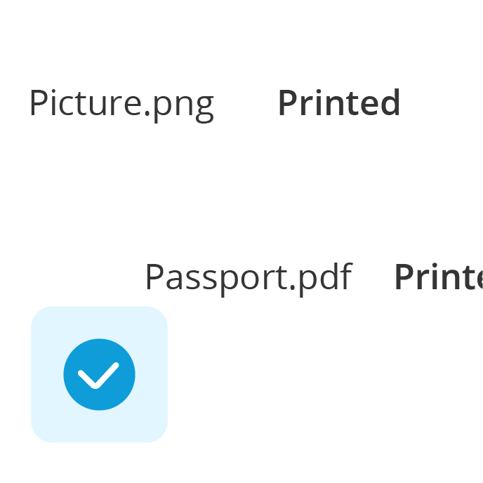 Patrons can easily print and pay themselves, without any assistance